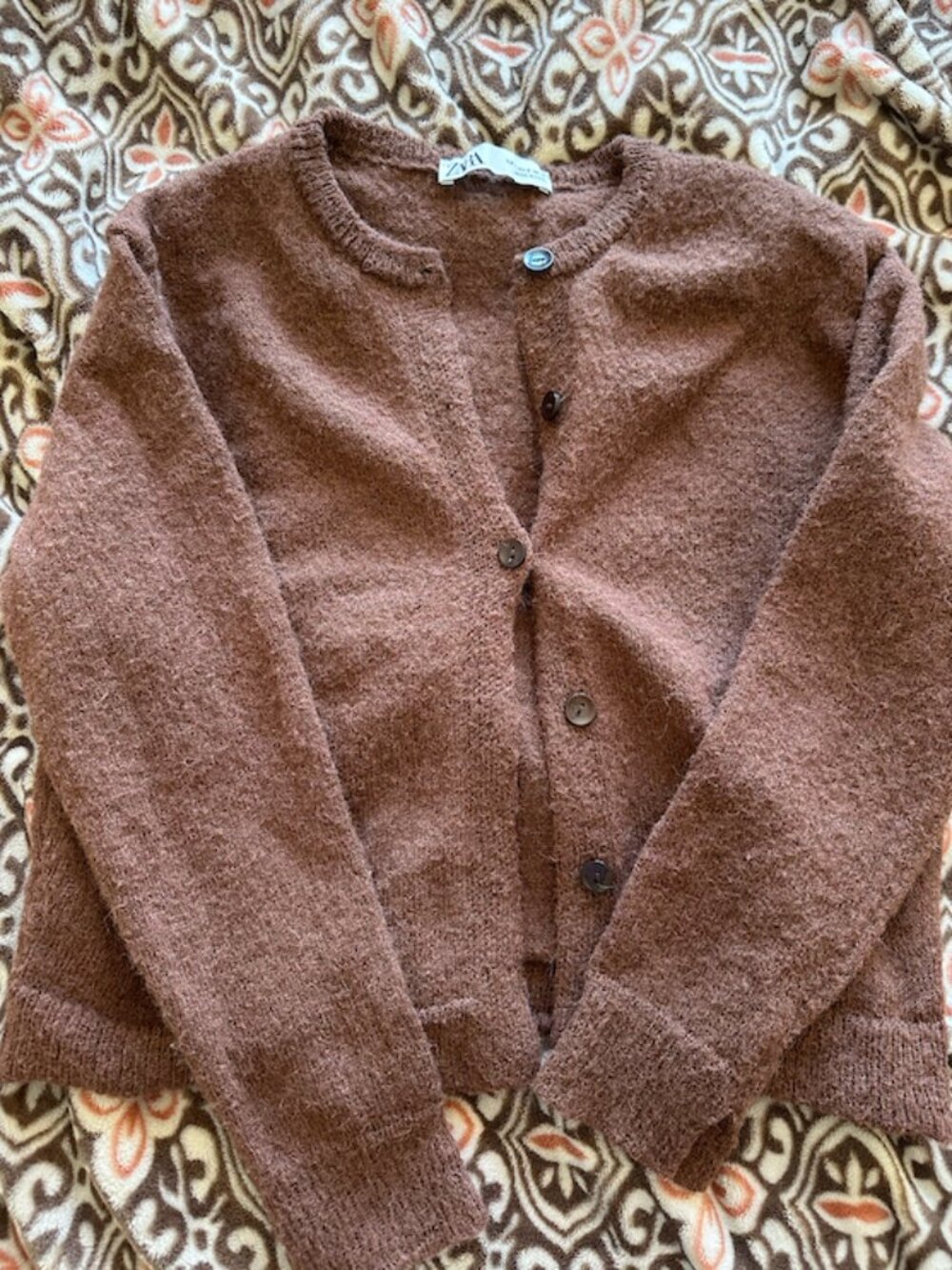 Zara Soft Brown Cardigan